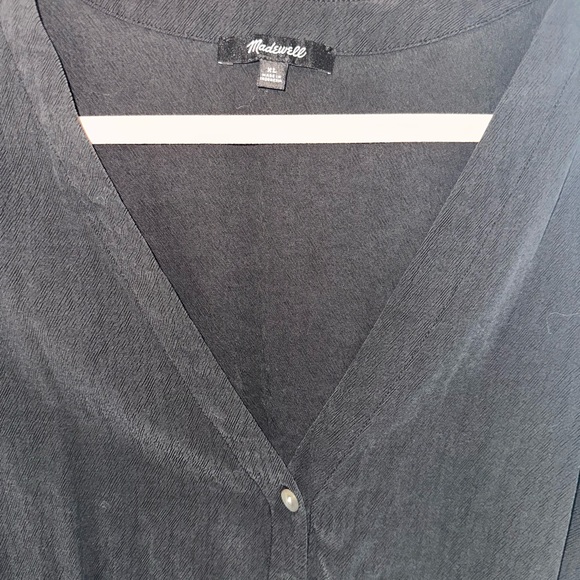 Madewell Black Button-Up Blouse - Picture 2 of 5